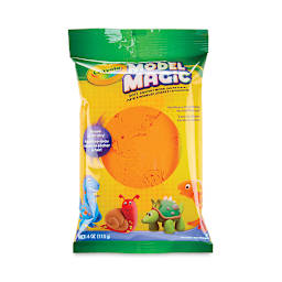 Crayola Model Magic - 4 oz, Orange - front of packaing