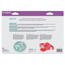 Sculpey III Set - 30-Color Sampler back of packaging