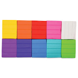 Sculpey III Set - Bright Ideas, Set of 10 out of packaging