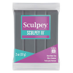 Sculpey III - 2 oz, Elephant Gray