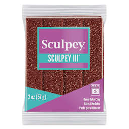 Sculpey III - Garnet Glitter, 2 oz