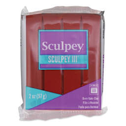 Sculpey III - 2 oz, Redwood, in packaging