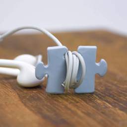 Sculpey III - 2 oz, Arctic Blue, finished example