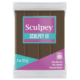 Sculpey III - 2 oz, Suede Brown
