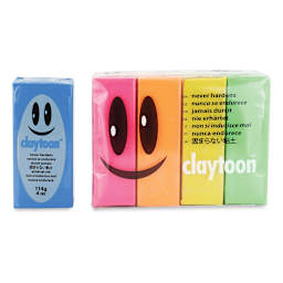 Each color in the Van Aken Claytoon Modeling Clay Sets is individually wrapped.