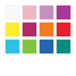 Staedtler Fimo Soft Polymer Clay - Brilliant Colors, Set of 12, swatches