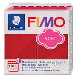 Staedtler Fimo Soft Polymer Clay - 2 oz, Cherry Red, packaging