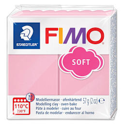 Staedtler Fimo Soft Polymer Clay - 2 oz, Soft Strawberry Cream - front of packaging