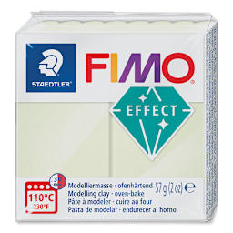 Staedtler Fimo Nightglow Effect Polymer Clay - 2 oz, Nightglow - front of packaging