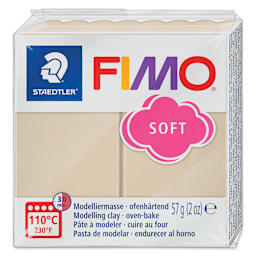 Staedtler Fimo Soft Polymer Clay - 2 oz, Sahara, packaging