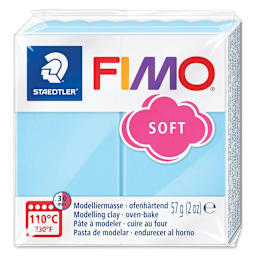 Staedtler Fimo Soft Polymer Clay - 2 oz, Soft Aqua - front of packaging