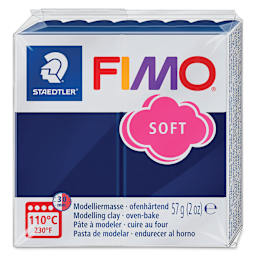 Staedtler Fimo Soft Polymer Clay - 2 oz, Windsor Blue, packaging