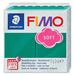 Staedtler Fimo Soft Polymer Clay - 2 oz, Emerald, packaging