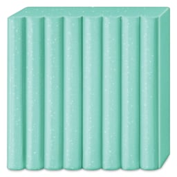 Staedtler Fimo Glitter Effect Polymer Clay - 2 oz, Jade Green Gem