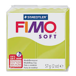 Staedtler Fimo Soft Polymer Clay - 2 oz, Lime Green - front of packaging