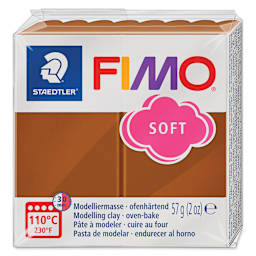 Staedtler Fimo Soft Polymer Clay - 2 oz, Caramel, packaging
