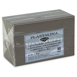 Van Aken Plastalina Modeling Clay - 4.5 lb, Gray