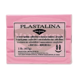 Van Aken Plastalina Modeling Clay - 1 lb, Pastel Pink - front of packaging