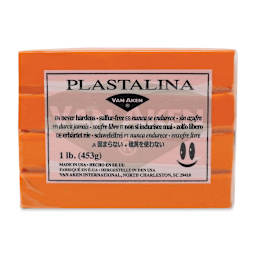 Van Aken Plastalina Modeling Clay - 1 lb, Orange