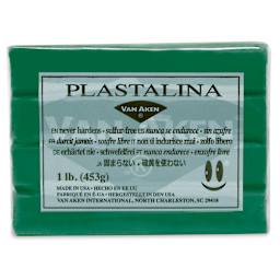 Van Aken Plastalina Modeling Clay - 1 lb, Green