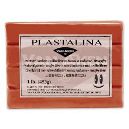 Van Aken Plastalina Modeling Clay - 1 lb, Terra Cotta