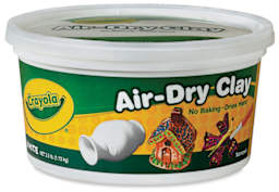 Crayola Air-Dry Clay - Bucket, 2.5 lb, White