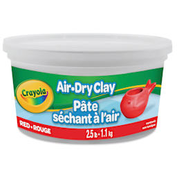 Crayola Air-Dry Clay - Bucket, 2.5 lb, Red