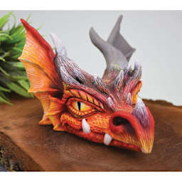 Sculpey Firm - 1 lb, Gray finished dragon head example