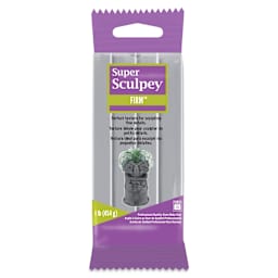 Sculpey Firm - 1 lb, Gray front of packaging