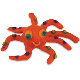 Sargent Art-Time Dough - Orange octopus made with dough

