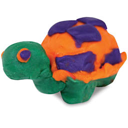 Sargent Art-Time Dough - Multi-colored turtle made with Dough
