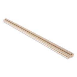Midwest Products Basswood Strips - 6 Pieces, 1/4" x 1/2" x 24" (end view)