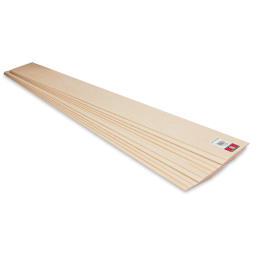 Midwest Products Genuine Basswood Sheets - 1/8" x 3" x 36", 10 Pieces