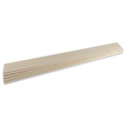 Midwest Products Genuine Basswood Sheet - 5 Sheets, 1/4" x 4" x 36"