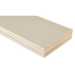 Midwest Products Genuine Basswood Sheet - 5 Sheets, 1/4" x 6" x 36" - end of boards