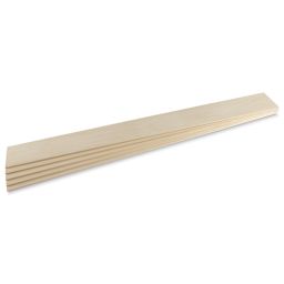 Midwest Products Genuine Basswood Sheet - 5 Sheets, 3/16" x 4" x 36"