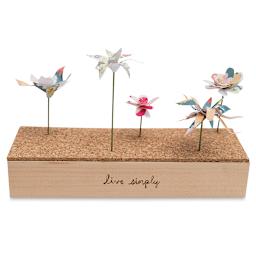 Midwest Products Genuine Basswood Sheets  - finished art box made with Basswood sheets and cork