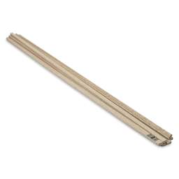 Midwest Products Balsa Wood Strips - 6 Pieces, 1/4" x 1/2" x 36"