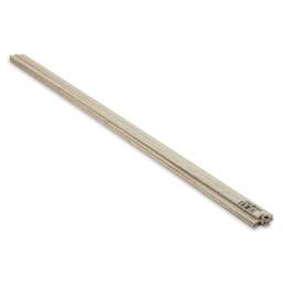 Midwest Products Balsa Wood Strips - 10 Pieces, 1/8" x 3/8" x 36" (end view to show size)
