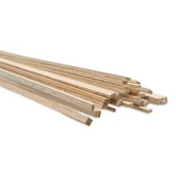 Midwest Products Balsa Wood Strips - 30 Pieces, 1/8" x 1/4" x 36" (out of packaging)
