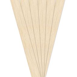 Midwest Products Balsa Wood Sheets - 6 Pieces, 1" x 1" x 36" (out of packaging, fanned)