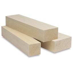 Walnut Hollow Basswood Carving Blocks, stacked out