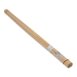 Midwest Products Birch Dowels - Pkg of 30, 1/4" x 36" - close-up of tips