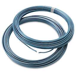 Ook Coated Aluminum Wire - Two coiled wires shown stacked