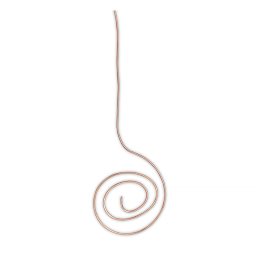 Hillman Copper Hobby Wire shaped into a spiral
