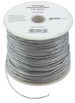 Hillman Galvanized Wire Spool of 18 Gauge Galvanized Wire