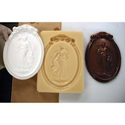 Finished Molded Plaque made with Smooth-Cast 325 shown