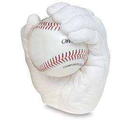 Make-a-Mold Hands Kit (Molded hand holding a baseball)