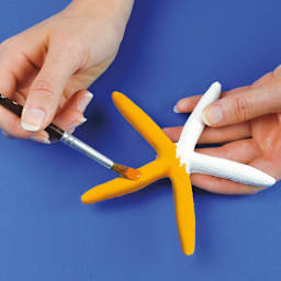 Activa Permastone Casting Compound - 28 oz (cast figured being painted)