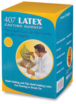 ArtMolds 407 Latex Casting Rubber - Right angled view of package
